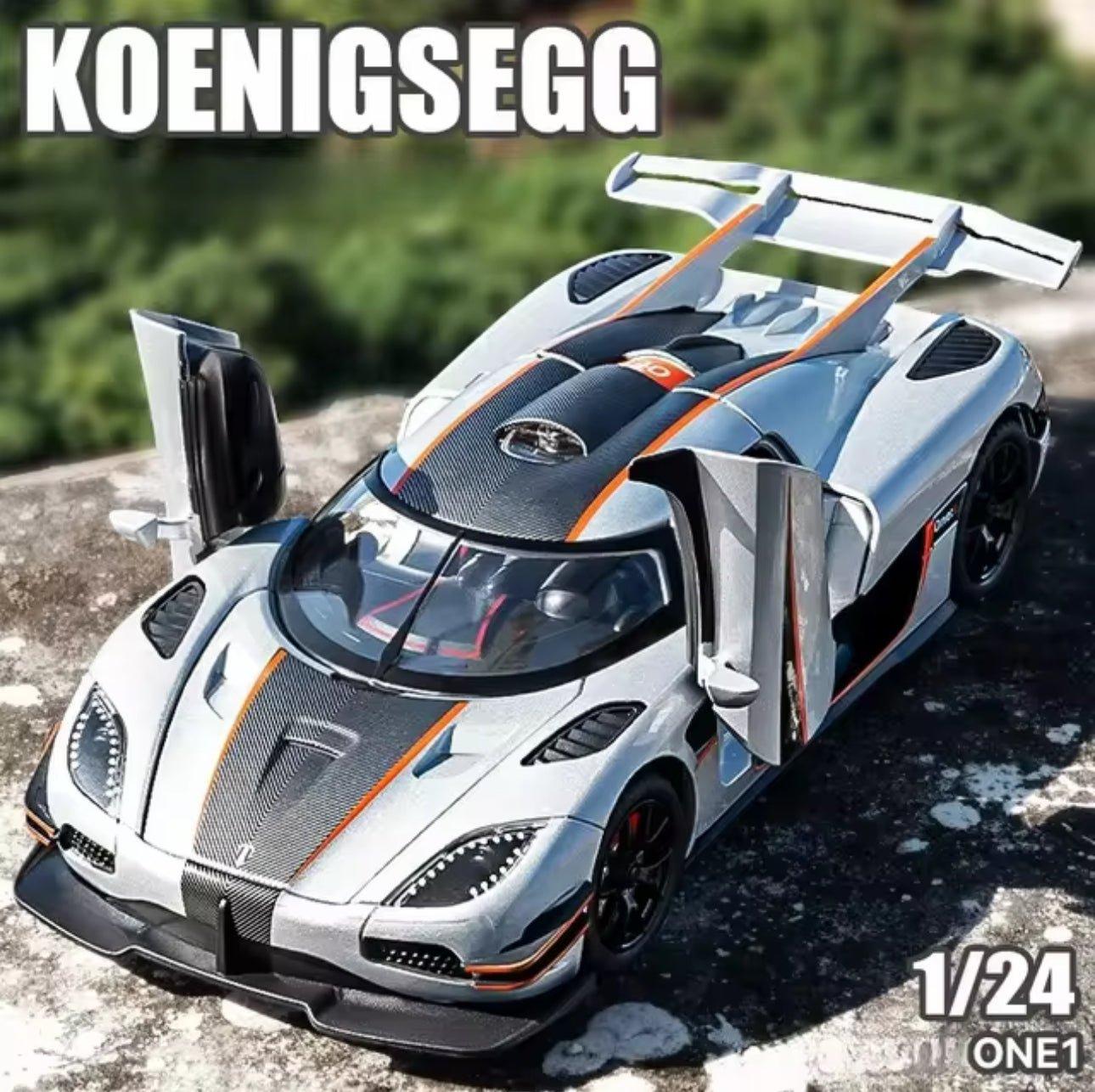 Koenigsegg ONE1 1/24 Scale - Targado Accessories