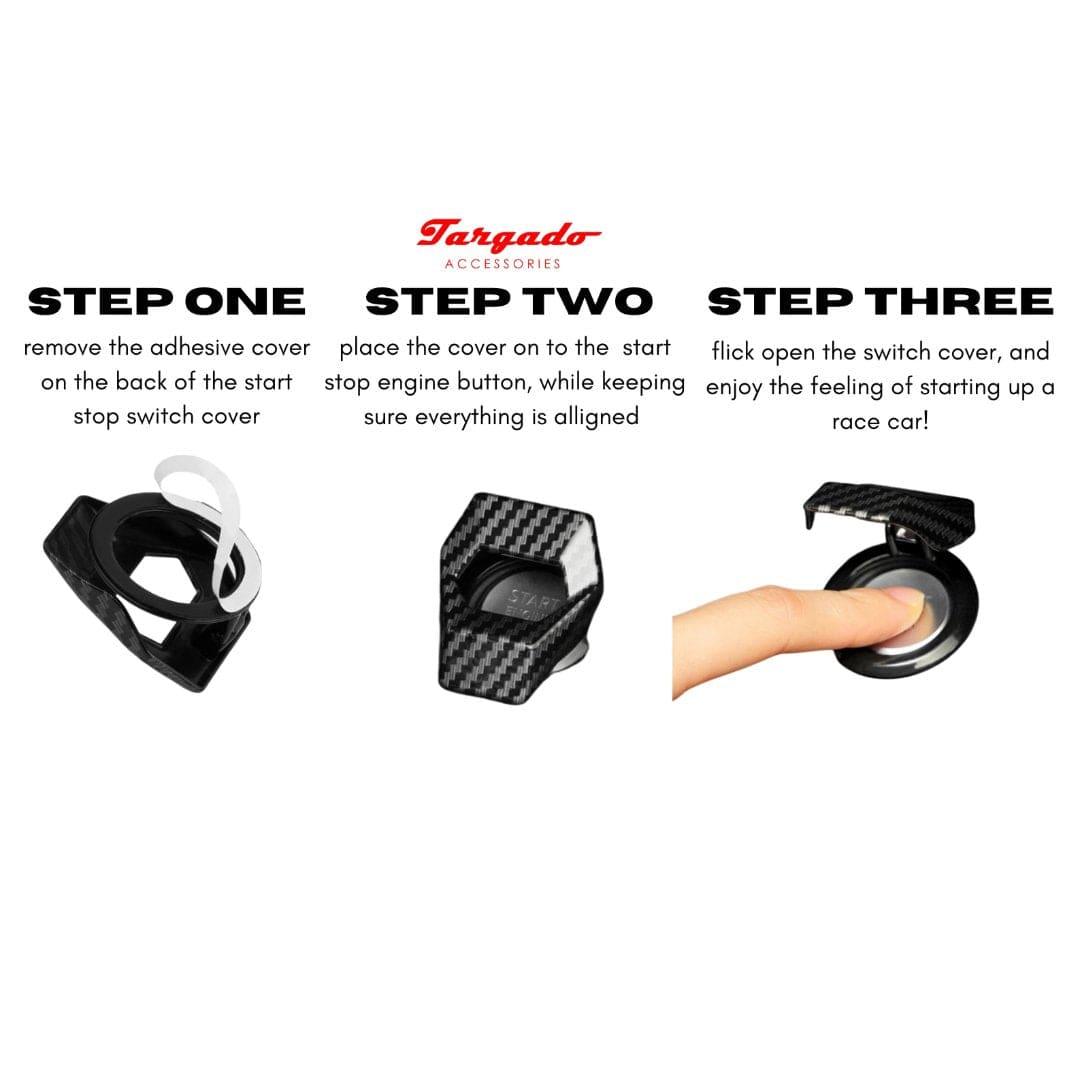 Start/stop button switch cover - Targado Accessories