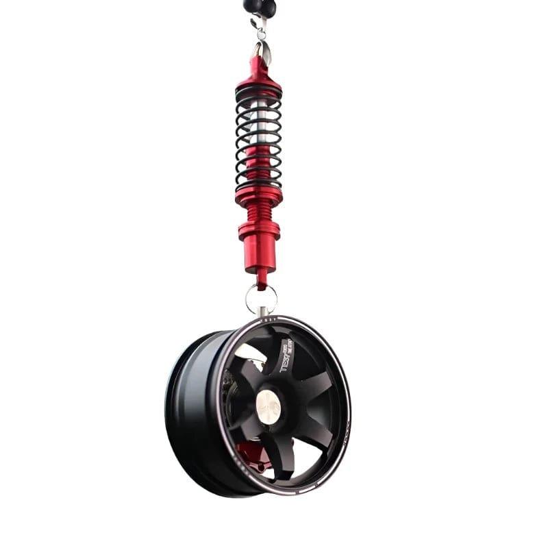 Mini metal rim with suspension keychain - Targado Accessories